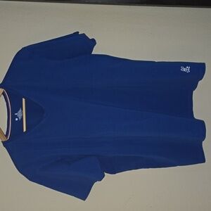 PSYCHO BUNNY Mens v neck blue t-shirt XL